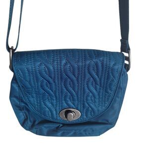Baggallini Teal Quilted Crossbody Bag